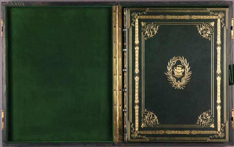 Gilded cover of Fads and Fancies of Representative Americans