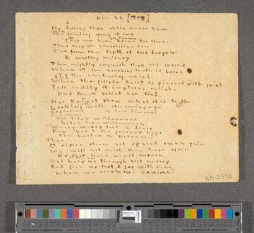 My darling, thou wilt never know