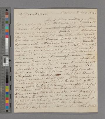 Zachary Macaulay. Letter to Hannah More