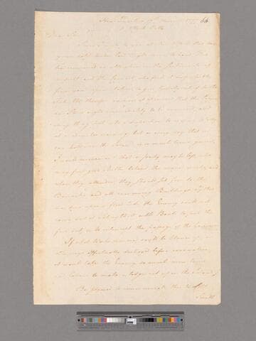 Letter from George Washington, headquarters Whitemarsh, to Brigadier General James Mitchell Varnum