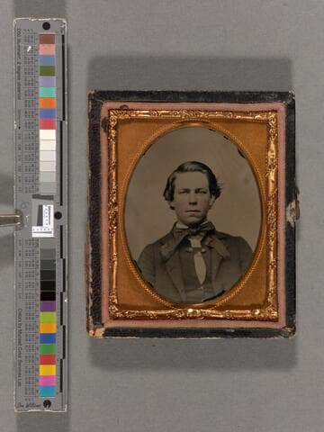 Portrait of unidentified young man