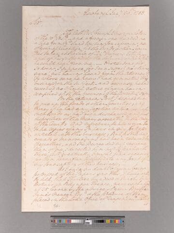 Letter from George Washington, Newburgh, to John Francis Mercer