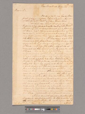 Letter from George Washington, New Windsor, to Joseph Jones