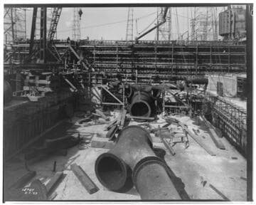 Long Beach Steam Station, Plant #3 - Foundations for #11
