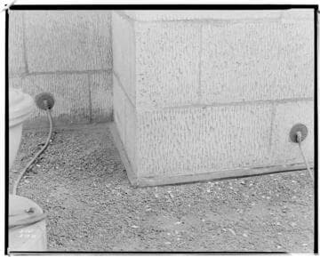 B1.20 - Edison Building, 5th & Grand - Leaky Places. Close views of flashing at 4th floor roof