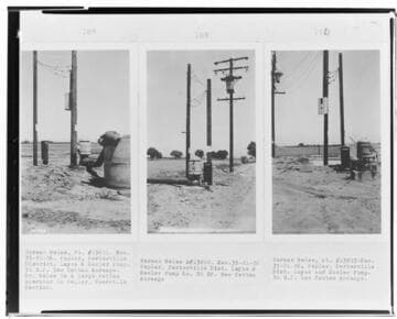 P4 - Pumping Plants - page 16 of Laws Book. three copy prints of Pumping Plant customer