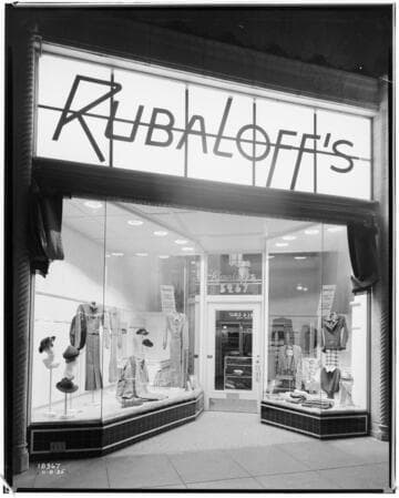 L1.3 - Lighting, stores - Night photo