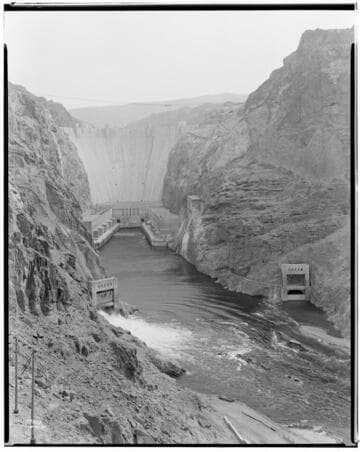 Colorado River - Transmission Line at Boulder Dam