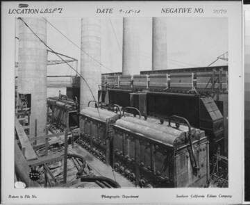 Long Beach Steam Station, Plant #1 - New Boiler Room from south end