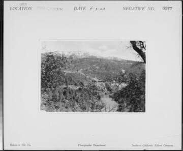 Big Creek Powerhouse #8 - Reservoir project #3 and Powerhouse #8 from up