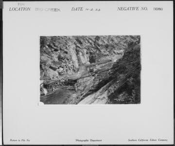 Big Creek Powerhouse #3 - Damsite Dam #6