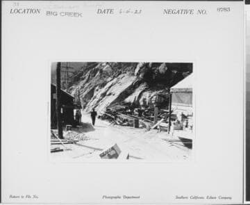 Big Creek, Stevenson Creek Test Dam - Rebuilt Messhall at Camp #35