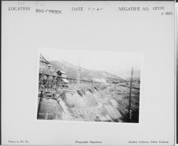 Big Creek, Florence Lake Dam