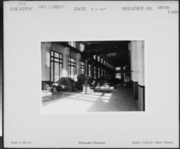 Big Creek Powerhouse #2 - Interior