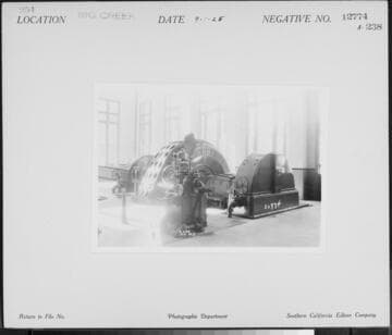 Big Creek Powerhouse #2 - Interior