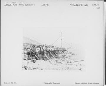 Big Creek, Florence Lake Dam