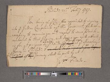 Inquiry Committee summons letter to be sent to witnesses regarding the Walk