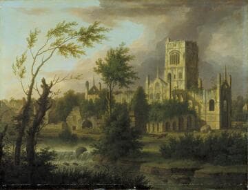 South East View of Kirkstall Abbey, Yorkshire