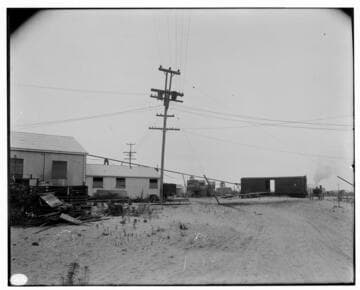 Distribution Lines - Temporary construction at Willmington
