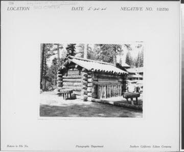 Big Creek, Huntington Lodge - Log Cabin at Huntington Lake