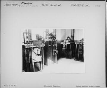 Alhambra Substation - interior