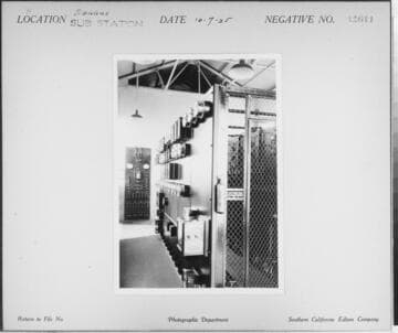Saugus Substation - Interior