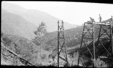 Tule River - Rebuilding Flume Line
