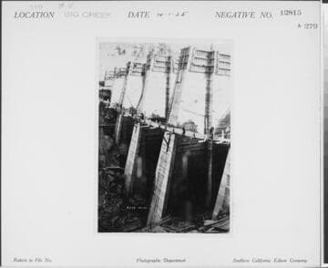 Big Creek, Florence Lake Dam