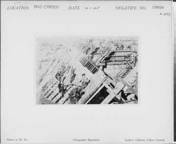 Big Creek, Florence Lake Dam