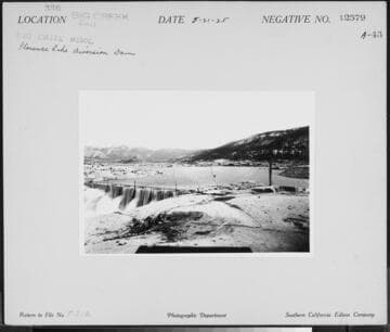 Big Creek, Miscellaneous - Florence Lake diversion dam