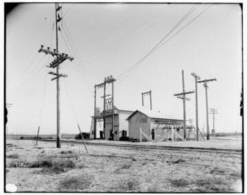 The north side of Katella Substation