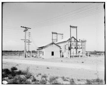 The south side of Katella Substation