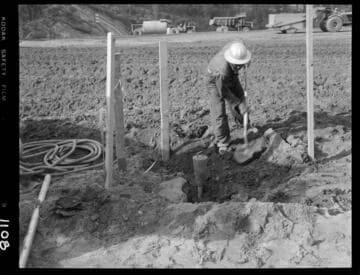 Big Creek - Mammoth Pool - Installing and checking settlement indicators