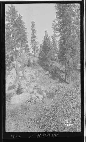 Big Creek Scenery - Sohier's investigation of future developments of Big Creek Project