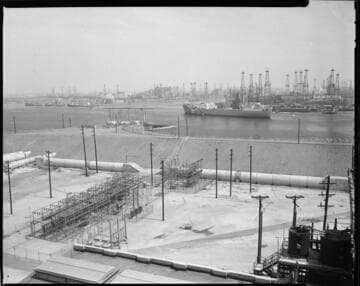 Substation at harbor - Long Beach Steam Station