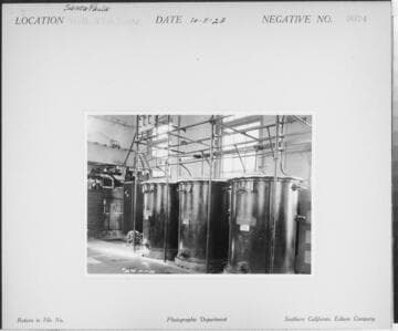 Santa Paula Substation - Interior