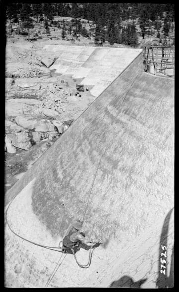 Big Creek, Florence Lake Dam - Florence Lake Dam