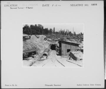 Big Creek, Shaver Lake Dam - Shaver tunnel
