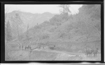 Big Creek Powerhouse #3 - Road construction