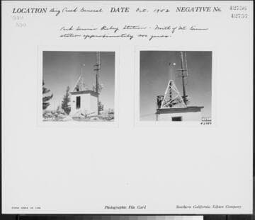 Big Creek General - Park Service Relay Station