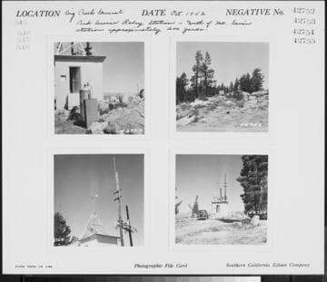 Big Creek General - Park Service Relay Station