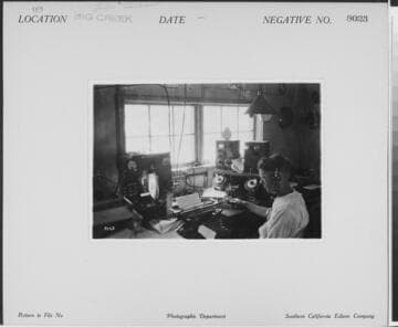 Big Creek, Florence Lake Dam - Radio Station, Camp 61