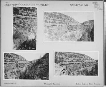 Colorado River - Cliff dwelling ruins
