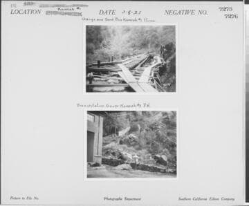 Kaweah #3 - Gauge and Sand Box at Kaweah #1 Flume