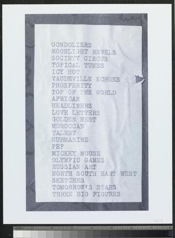 Fanchon & Marco, Volume 5