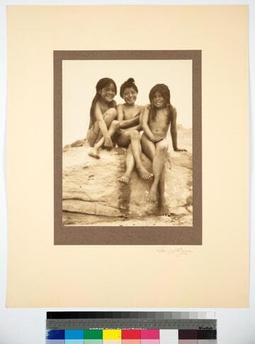 Hopi maidens of Walpi, Arizona