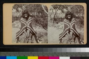 Portrait of a Hualapai Indian woman smiling