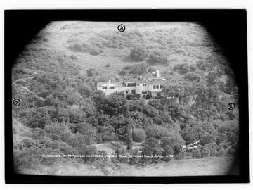 Residence of Myrna Loy in Hidden Valley near Beverly Hills, Cal