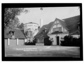 Residence Frederic March of Beverly Hills, Cal.  [i.e. Fredric]