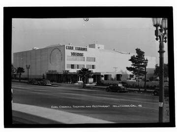 Earl Carroll Theatre and Restaurant, Hollywood, Cal